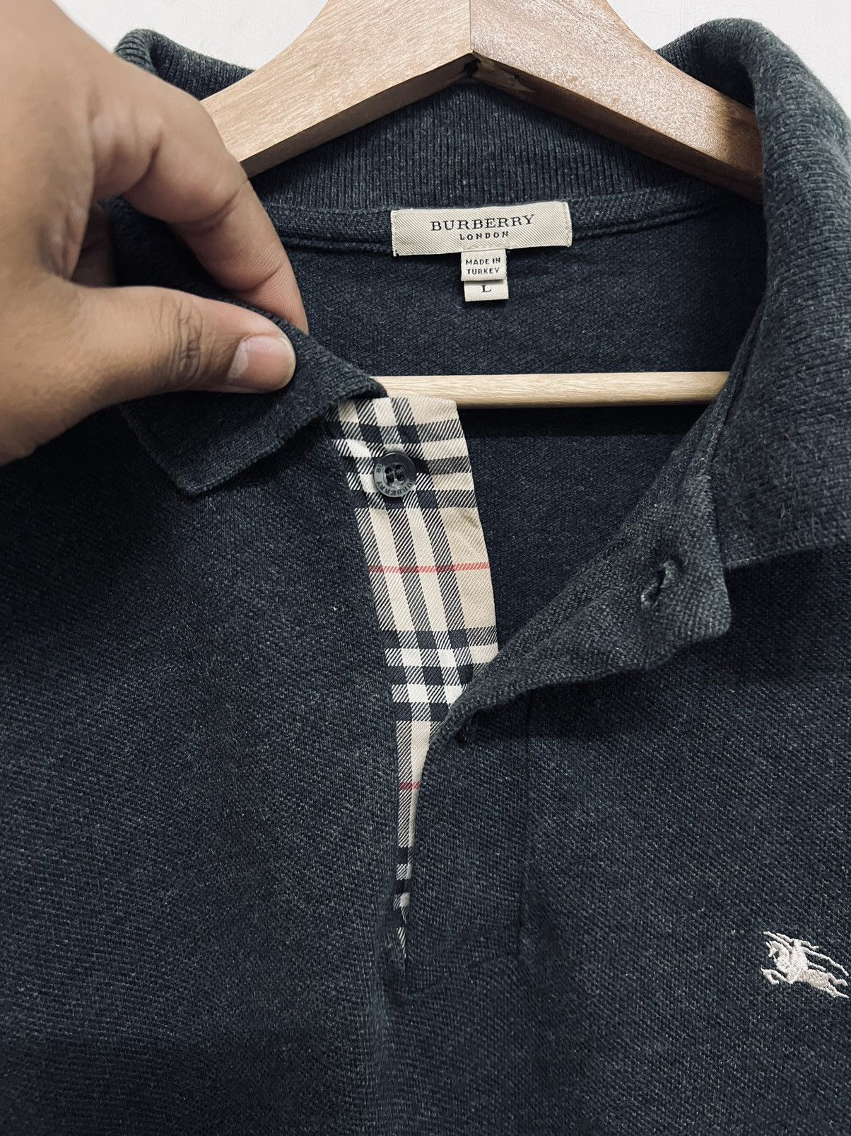 Burberry Burberry Classic Polo Shirt Size US L / EU 52-54 / 3 - 6 Thumbnail