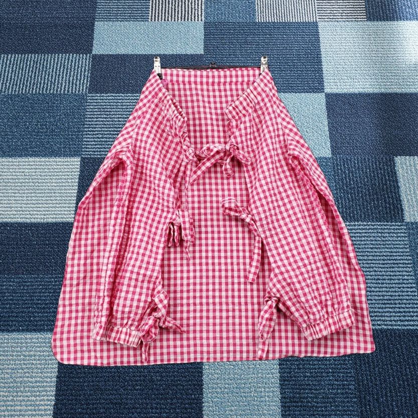 Vintage Love J Blouse Shirt Womens 3X XXXL Plus Pink Plaid Long Sleeve Shirt Blouse Size XXL / US 16-18 / IT 52-54 - 1 Thumbnail