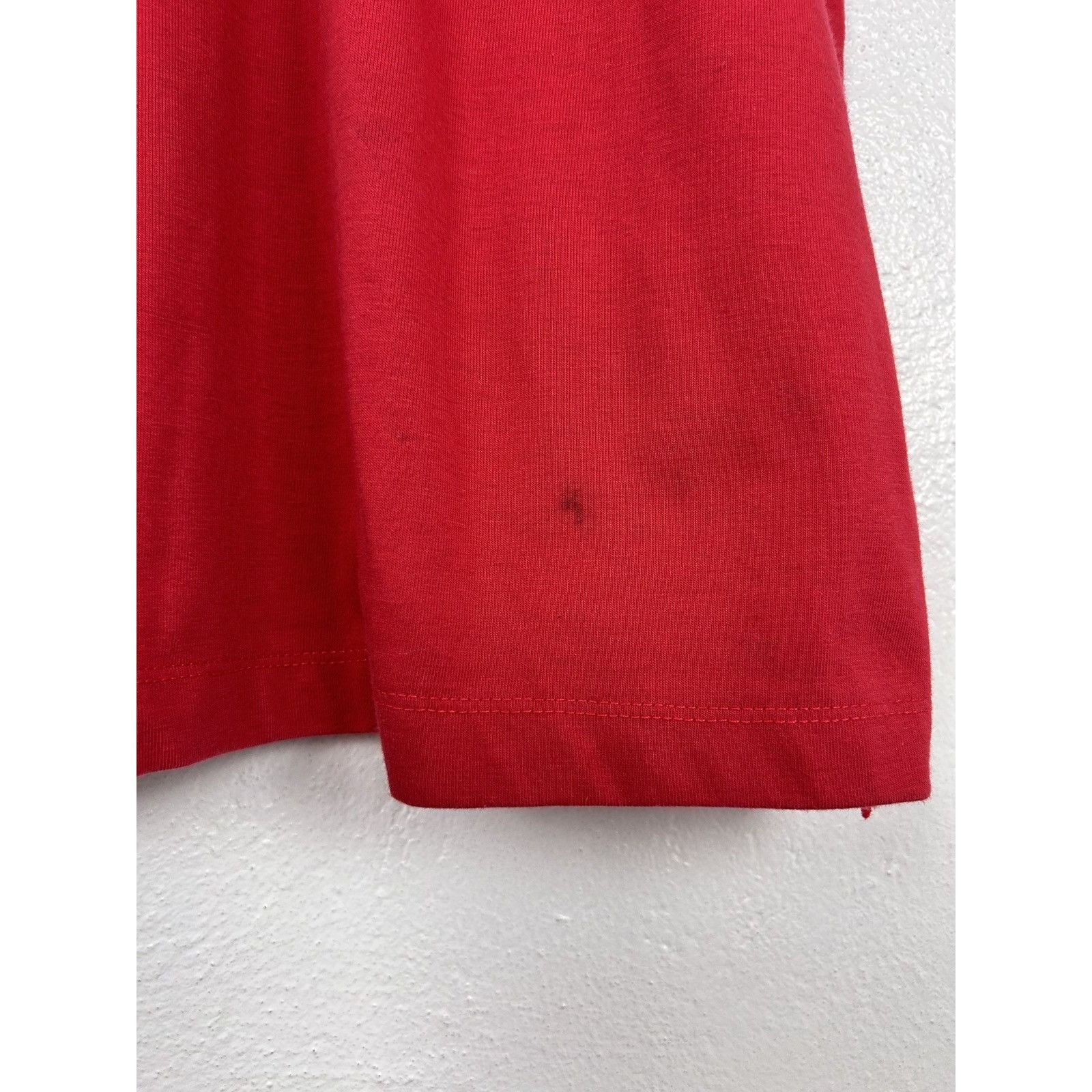 Adidas 90s Vintage 1994 Spain RSFF Home Kit V-Neck T-Shirt In Red Size US L / EU 52-54 / 3 - 7 Thumbnail