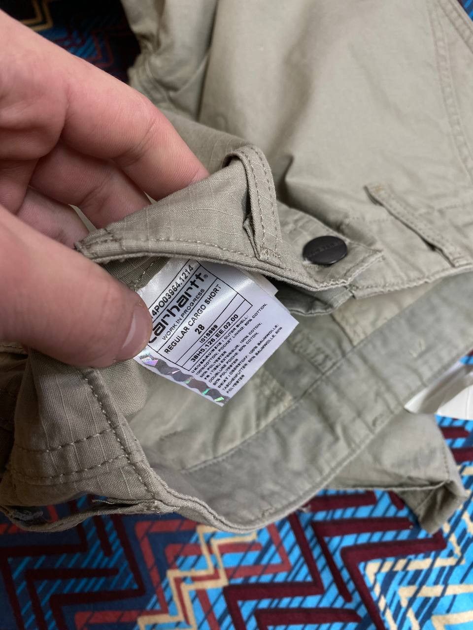 Carhartt × Vintage Vintage 90’s Carhartt Cargo Shorts Size US 28 / EU 44 - 2 Thumbnail
