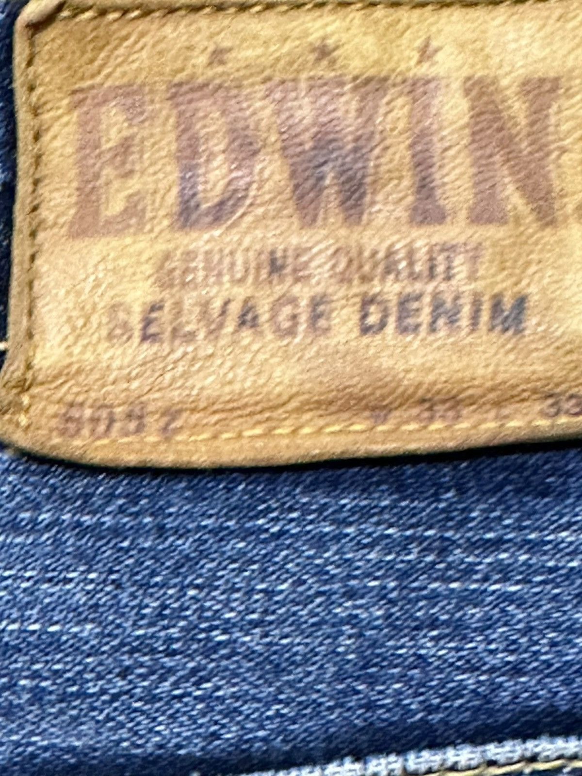 Edwin Vintage Edwin 505Z Selvedge Faded Baggy Denim Size US 34 / EU 50 - 10 Thumbnail