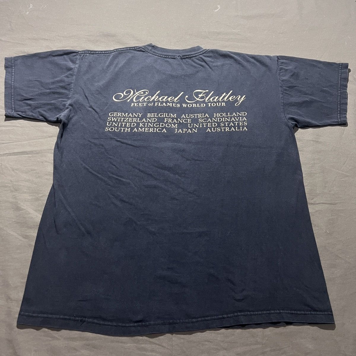 Vintage Vintage Michael Flatley Feet Of Flames World Tour Size US L / EU 52-54 / 3 - 5 Thumbnail