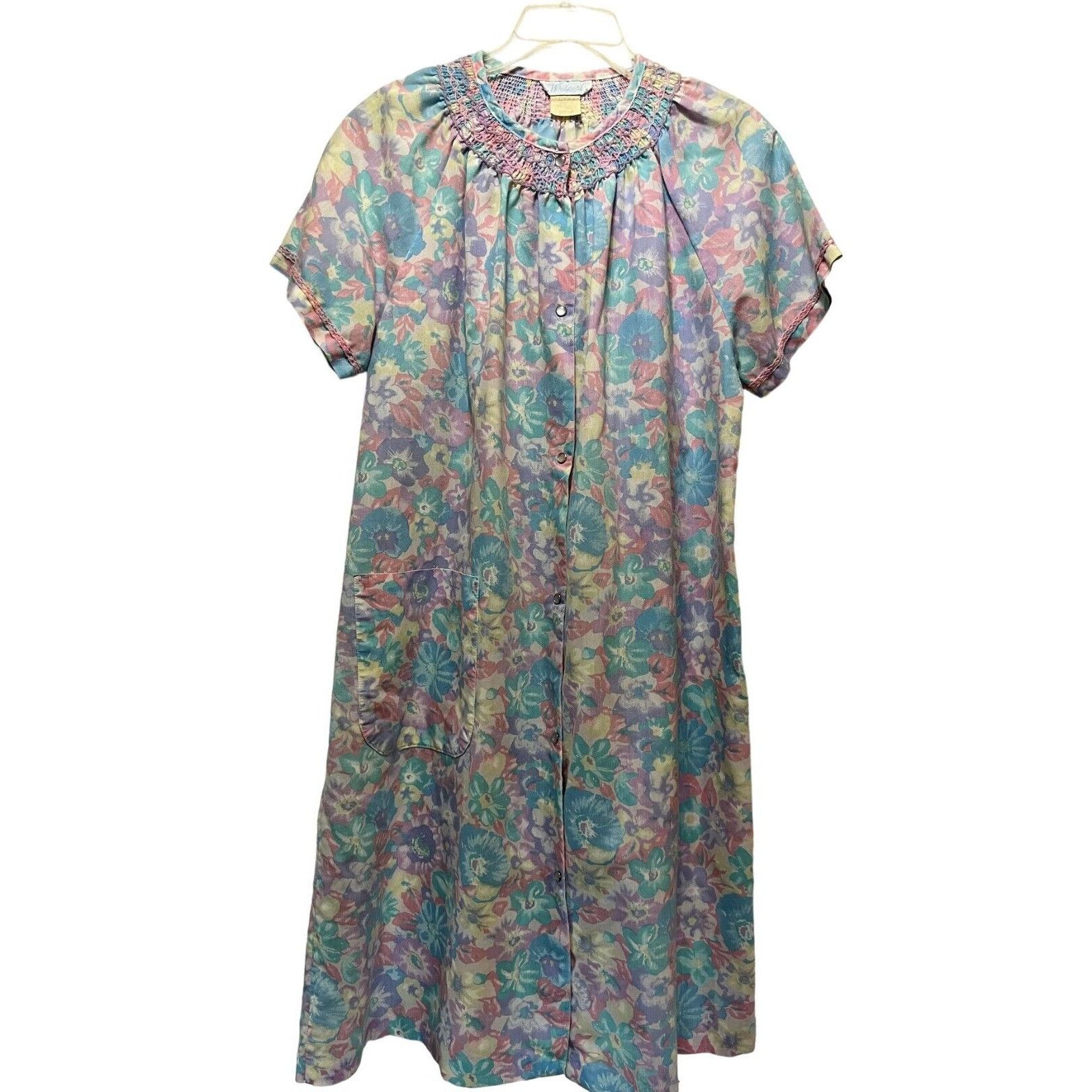 Other Vintage Whispers House Dress Robe Gown Cottagecore Grannycor Size ONE SIZE - 2 Thumbnail