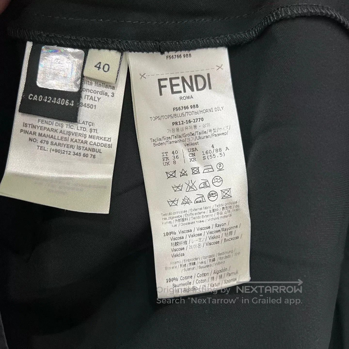 Fendi Fendi Heavy Embroidered Long Sleeve. Size S / US 4 / IT 40 - 5 Thumbnail