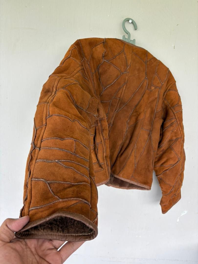 Issey Miyake Rare Item!! Hai Sporting Gear Leather Fur Jacket Design Size US M / EU 48-50 / 2 - 8 Thumbnail