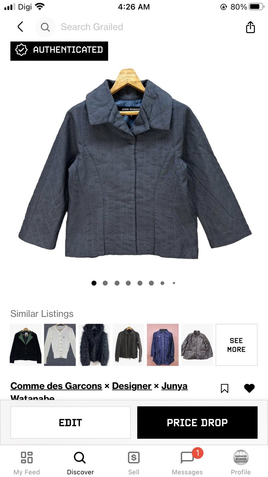 Junya Watanabe Junya Watanabe Comme Des Garcons AD2004 Jacket #A1-0018 Size S / US 4 / IT 40 - 13 Thumbnail