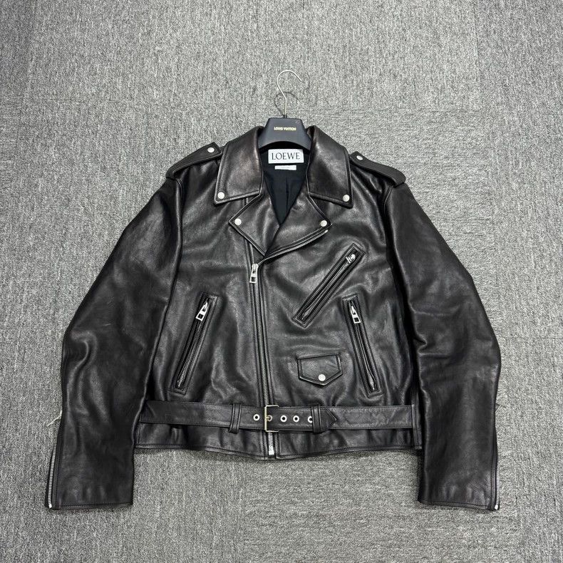 Loewe LOEWE Motorcycle leather jacket Size L / US 10 / IT 46 - 1 Thumbnail
