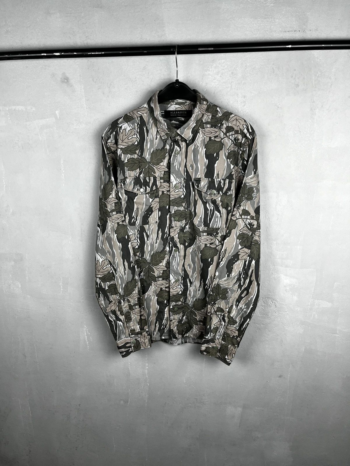 Allsaints Allsaints Leaf Forest Camo Pattern Hidden Shirt Size US M / EU 48-50 / 2 - 4 Thumbnail
