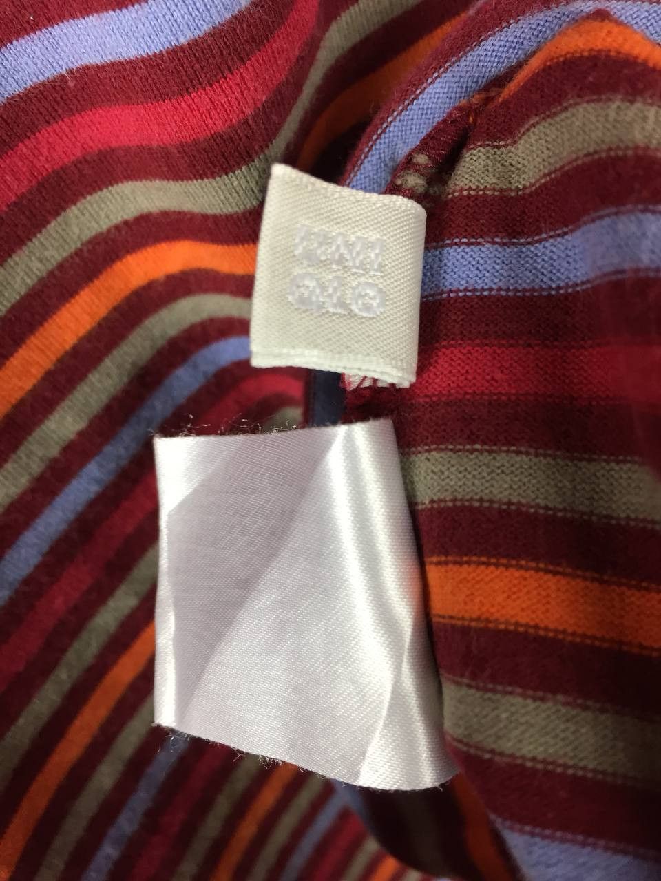 Japanese Brand × Uniqlo Uniqlo Multicolor Striped Grunge Style Tee Size US XL / EU 56 / 4 - 9 Thumbnail