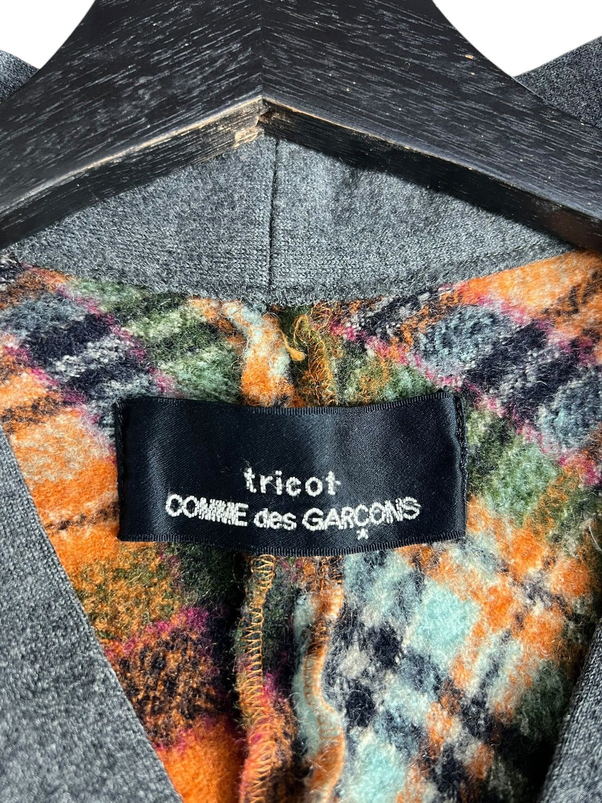 Comme des Garcons Vintage Comme des Garcons SS1997 Plaid Wool Jacket Size L / US 10 / IT 46 - 6 Thumbnail