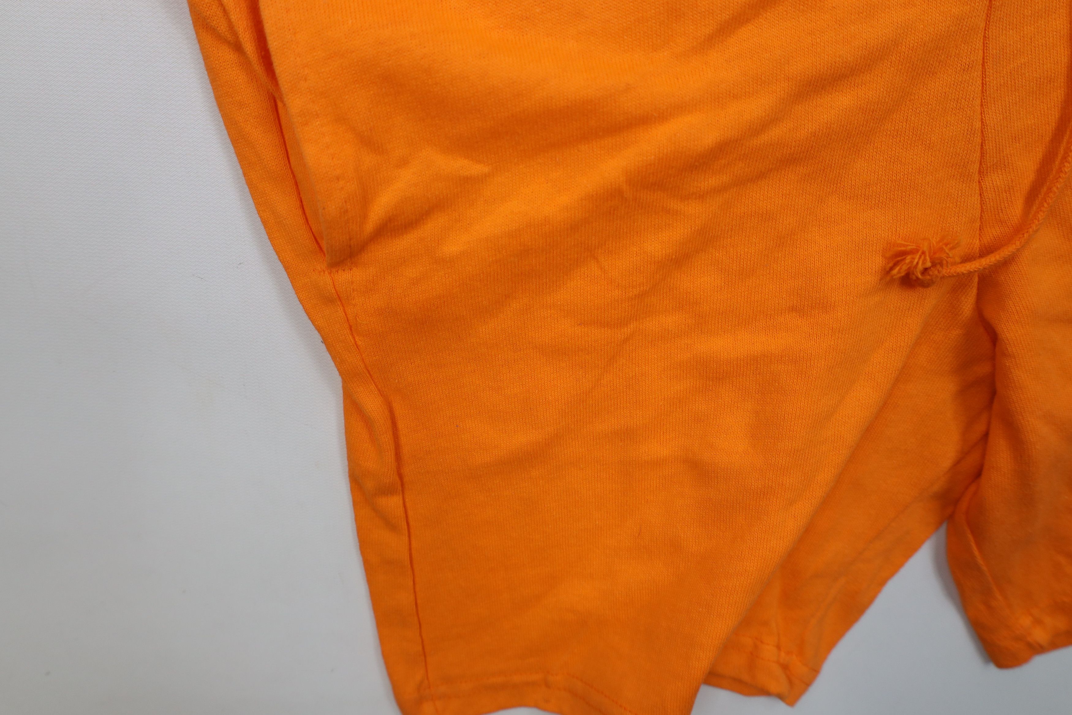 Champion × Vintage Vintage 90s Champion Knee Jersey Knit Shorts Orange USA Size US 30 / EU 46 - 9 Thumbnail