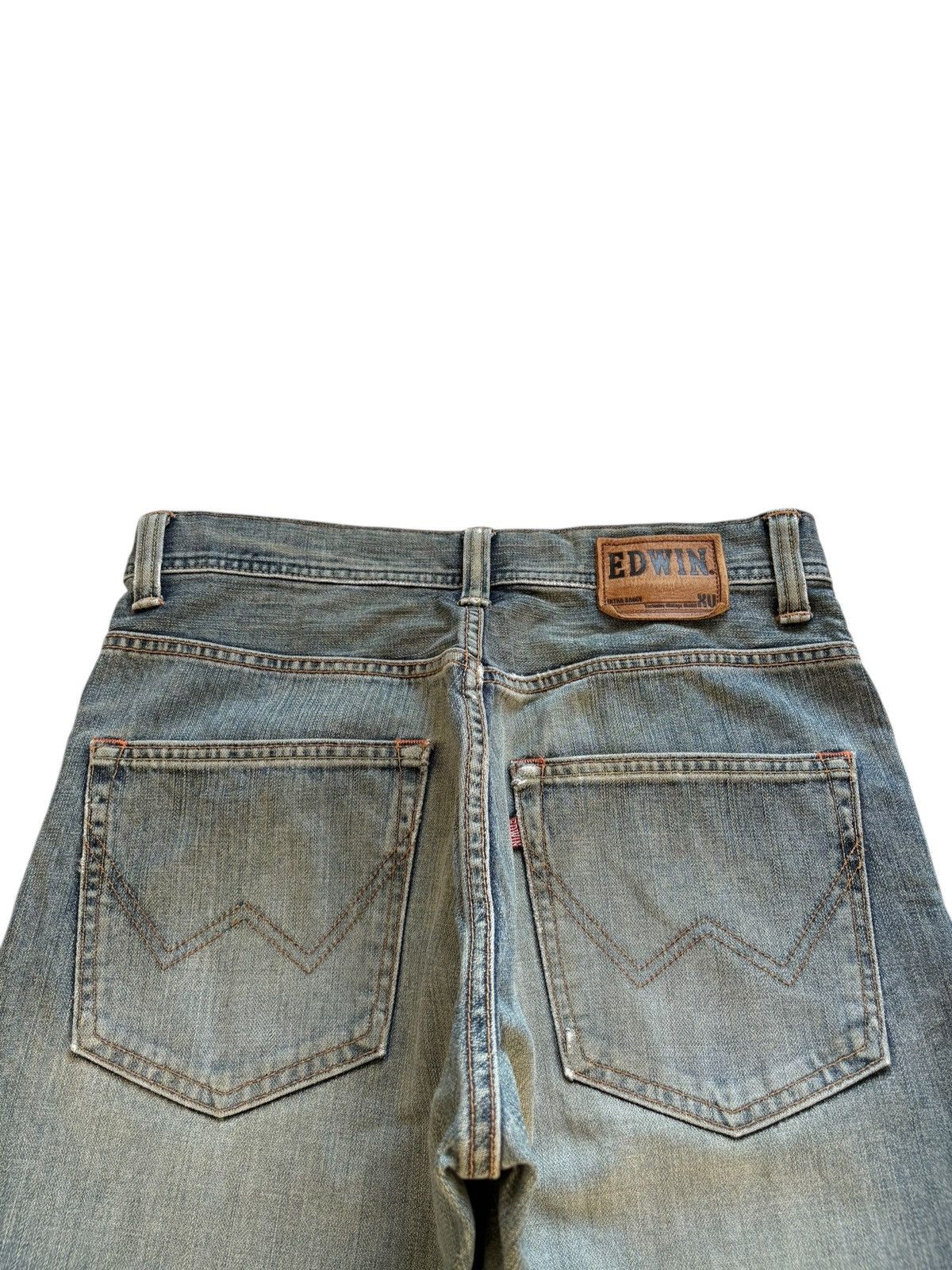 Edwin Exclusive Vintage Edwin Mud Wash Distressed Loose Baggy Jean Size US 30 / EU 46 - 8 Thumbnail