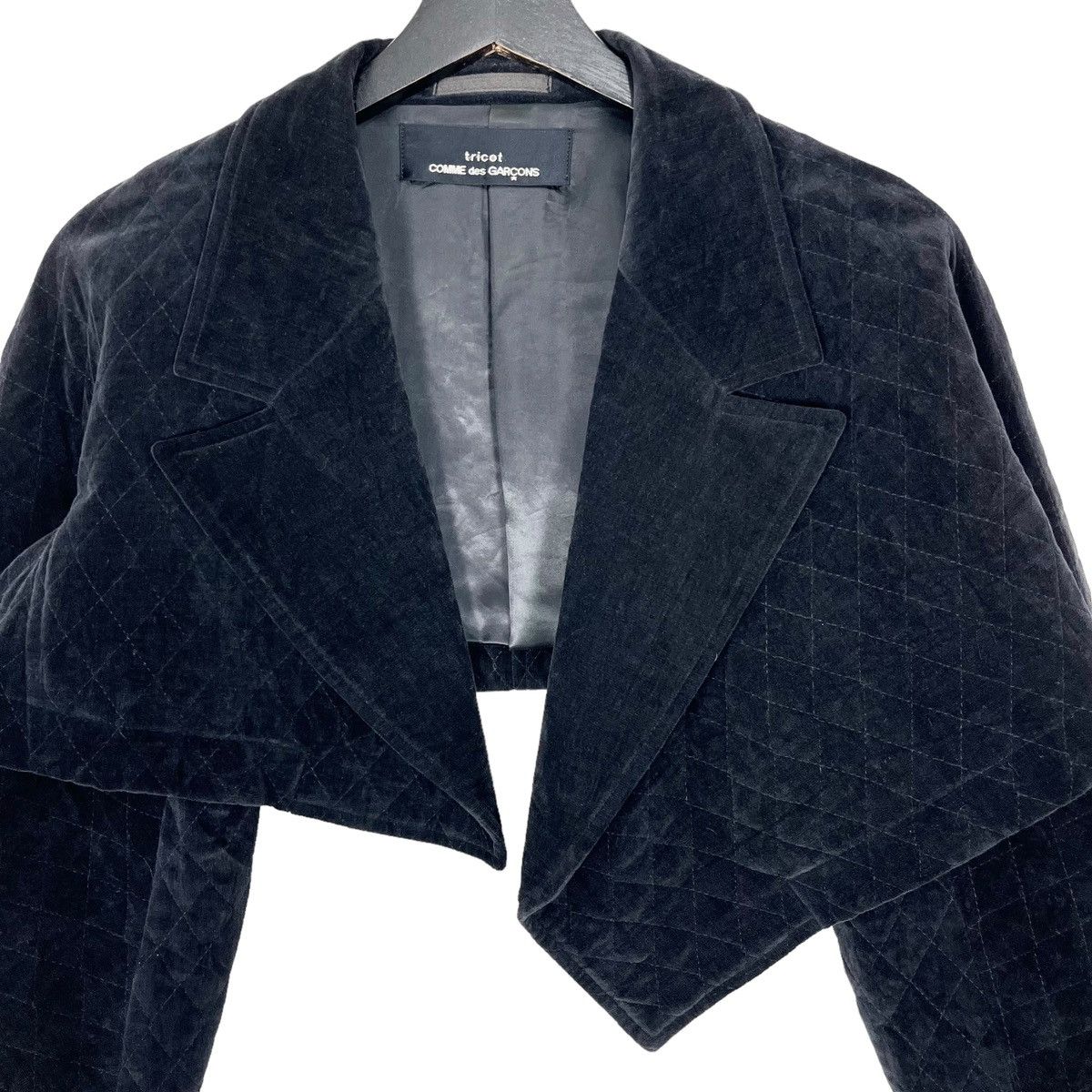 Comme des Garcons × Tricot Comme des Garcons × Vintage Vintage Comme des Garçons Tricot Asymmetrical Cropped Jacket Size S / US 4 / IT 40 - 3 Thumbnail