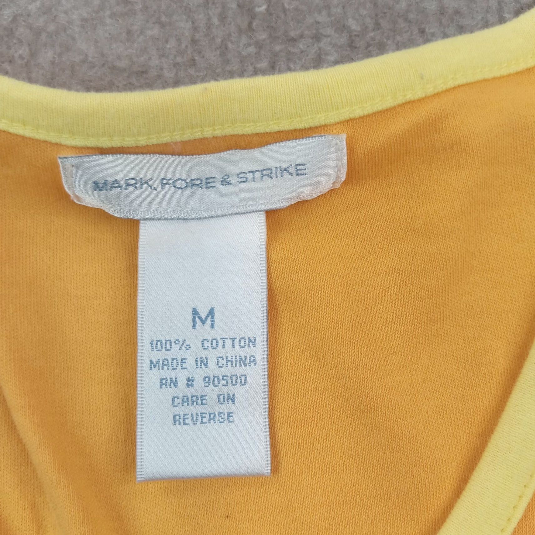 Vintage Mark Fore & Strike Womens Medium Cardigan Orange Flowers Size M / US 6-8 / IT 42-44 - 5 Thumbnail