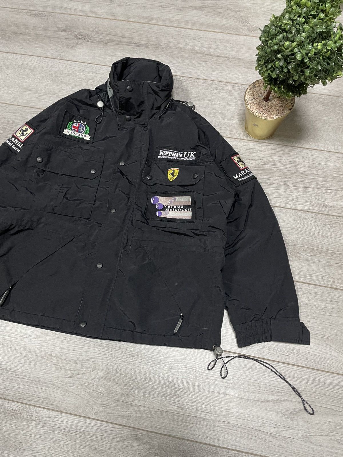 Ferrari Ferrari UK racing jacket hooded big logo Size US M / EU 48-50 / 2 - 4 Thumbnail