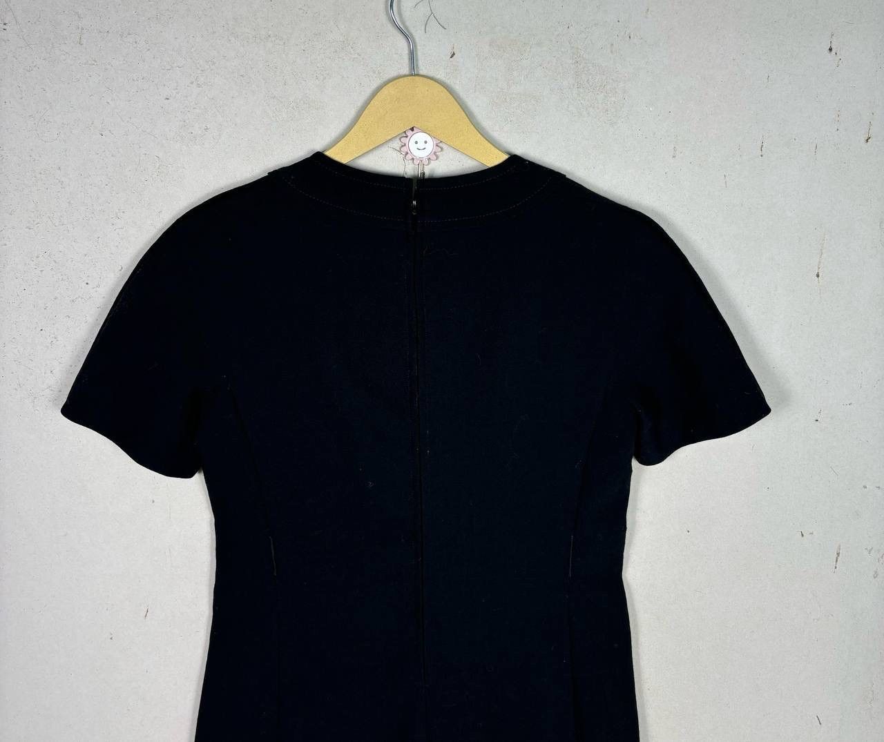Balmain VTG 80s Miss Balmain Paris Shift Dress PB Logo Button Black Size S / US 4 / IT 40 - 5 Thumbnail