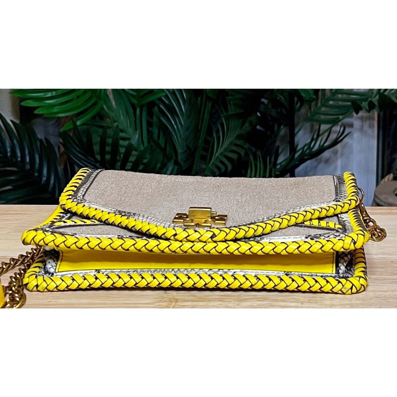 Tory Burch ✺✺ AUTHENTIC TORY BURCH LIMITED EDITION KIRA CANVAS & LEATHE Size ONE SIZE - 7 Thumbnail