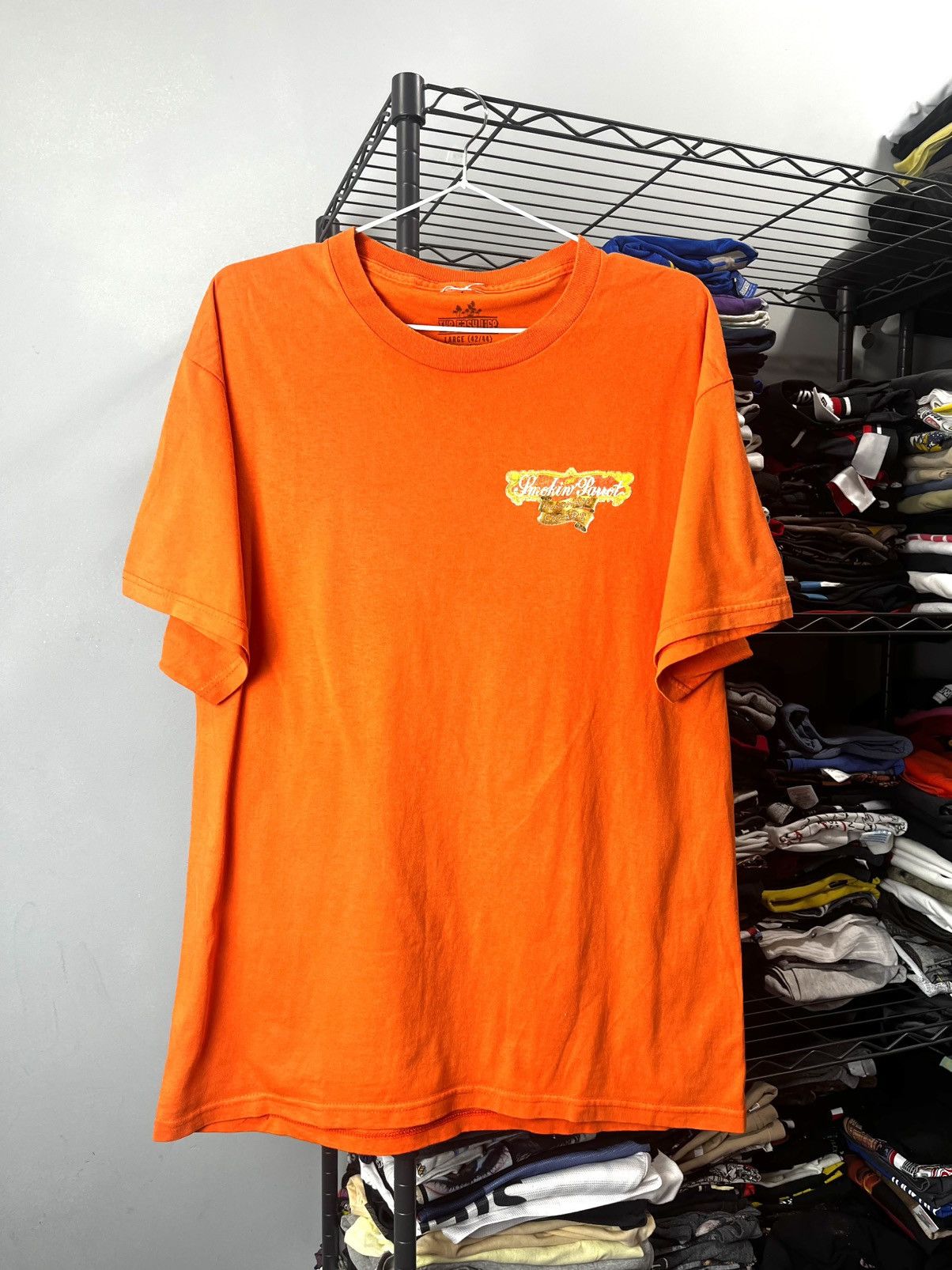 Vintage Vintage Smoking Parrot Handmade Cigars T Shirt Size US L / EU 52-54 / 3 - 2 Thumbnail