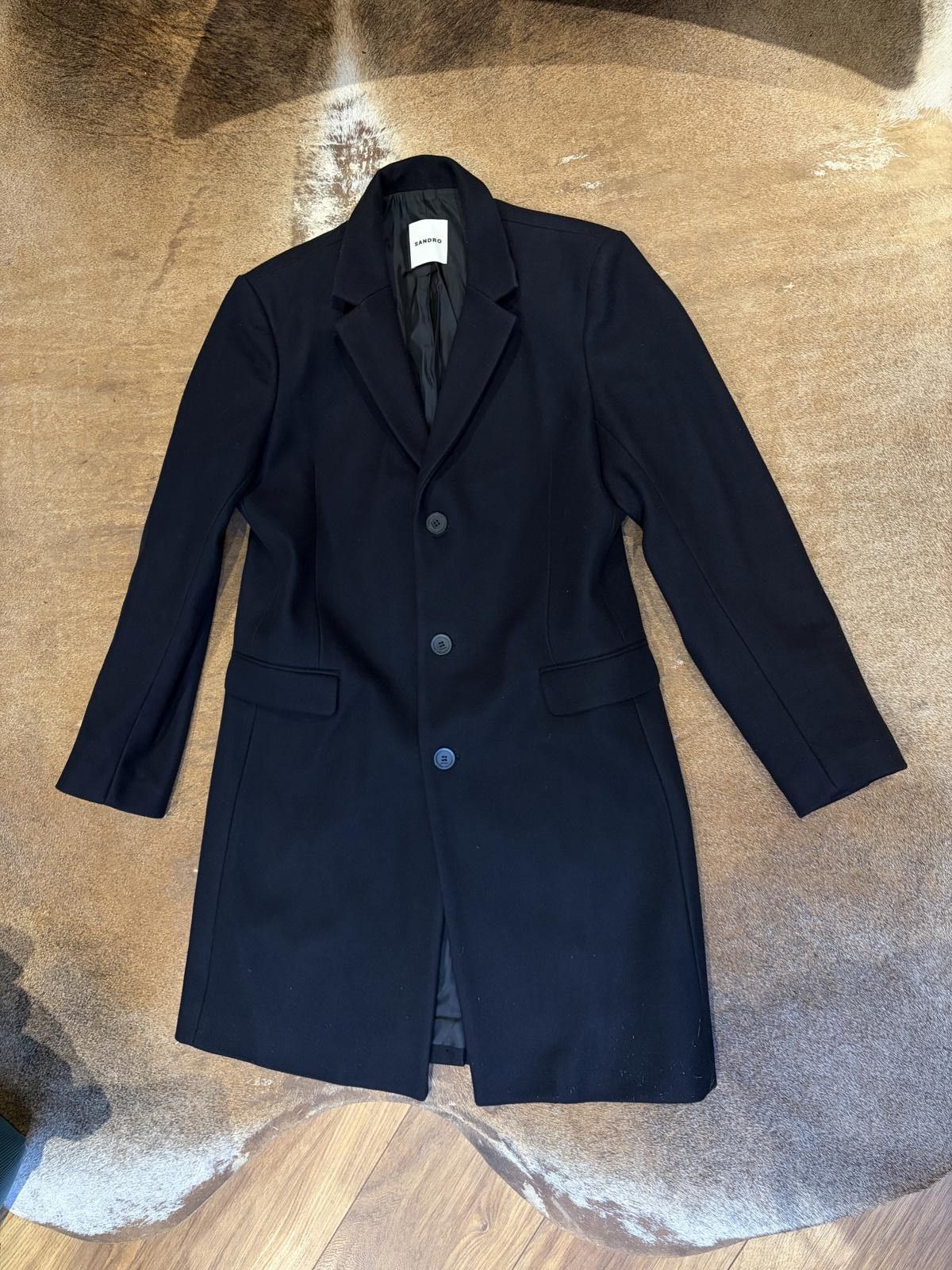 Sandro Sandro Paris Tailored Wool Coat Size US XL / EU 56 / 4 - 1 Thumbnail
