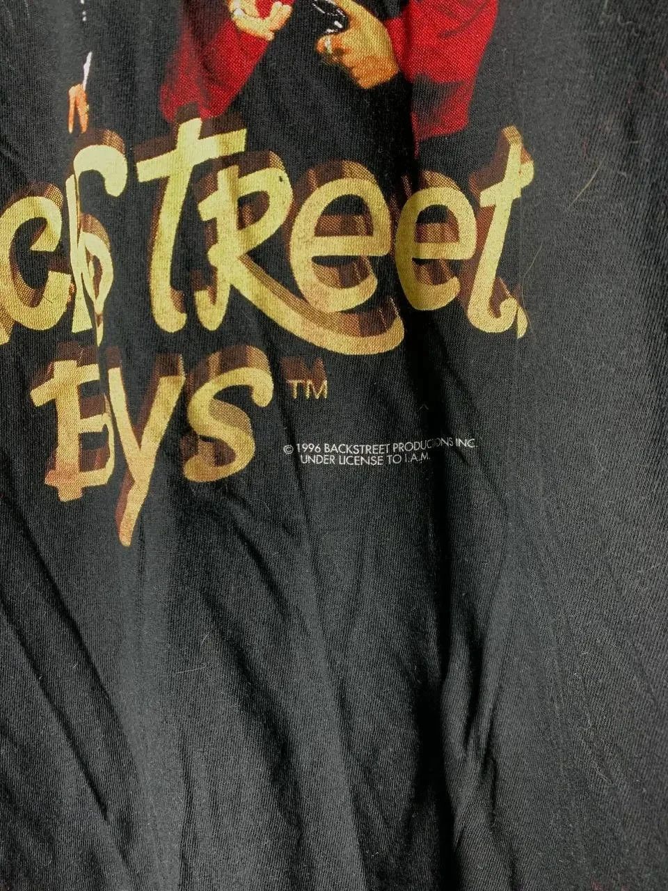 Other Vintage BACKSTREET BOYS 1996 T Shirt Black 90's Size XL Size US XL / EU 56 / 4 - 2 Thumbnail