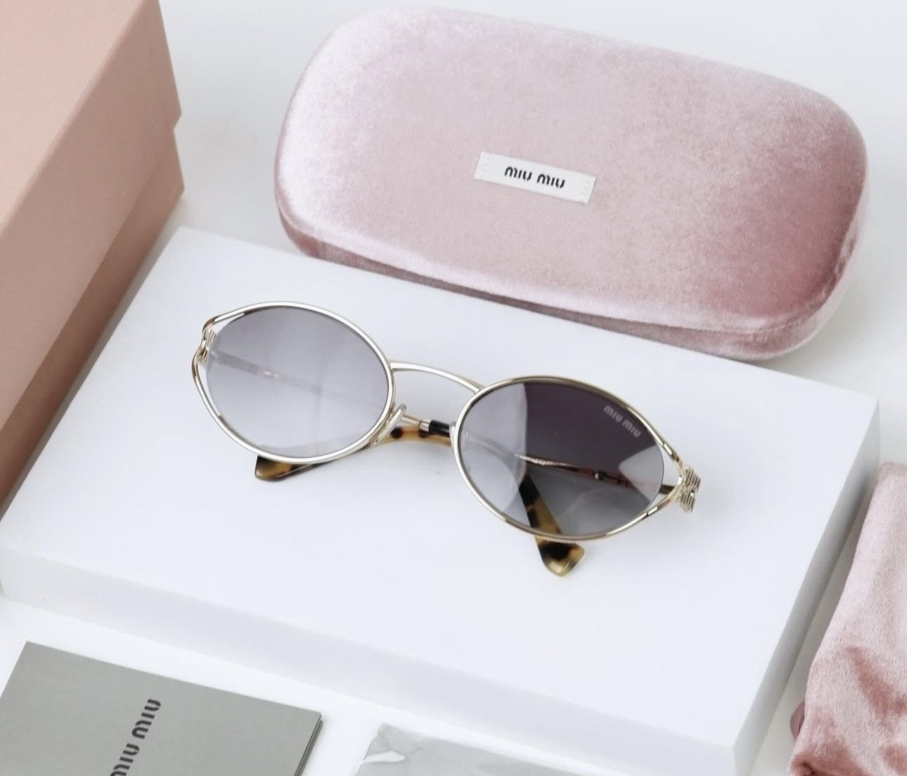 Miu Miu × Vintage NEW Miu Miu sunglasses SMU 52YS ZVN-5D1 Size ONE SIZE - 3 Thumbnail