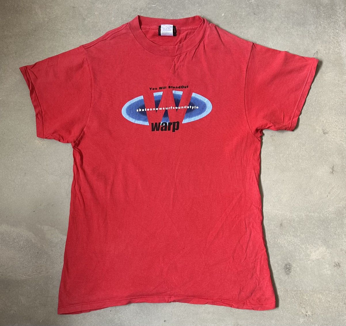 Vintage VINTAGE WARP SKATE SNOW TEE Size US M / EU 48-50 / 2 - 1 Thumbnail