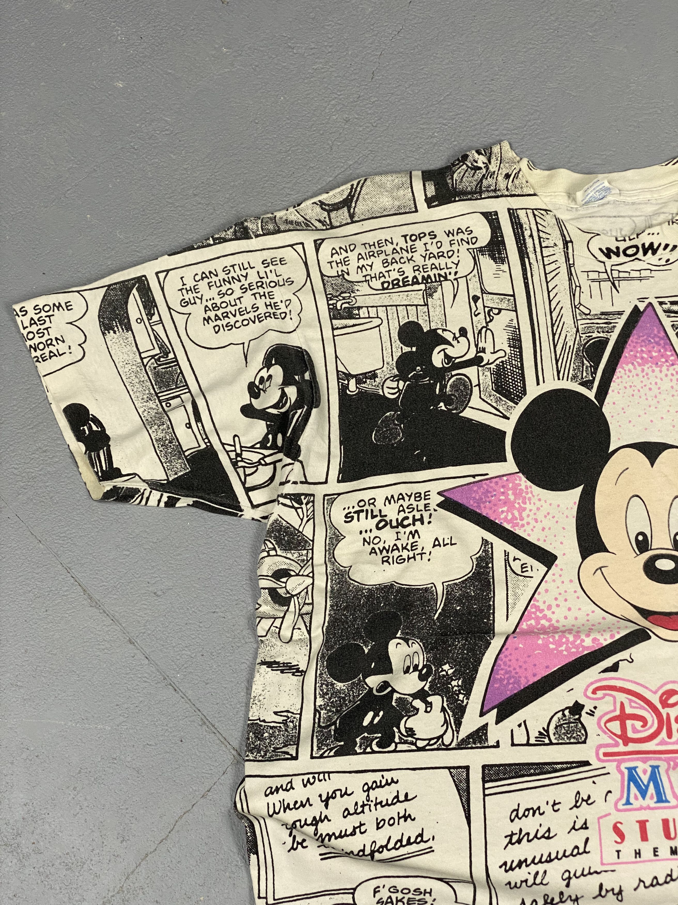 Disney × Vintage Vintage Disney MGM Studio Mickey Mouse Single Stitch T Shirt Size US XL / EU 56 / 4 - 3 Thumbnail