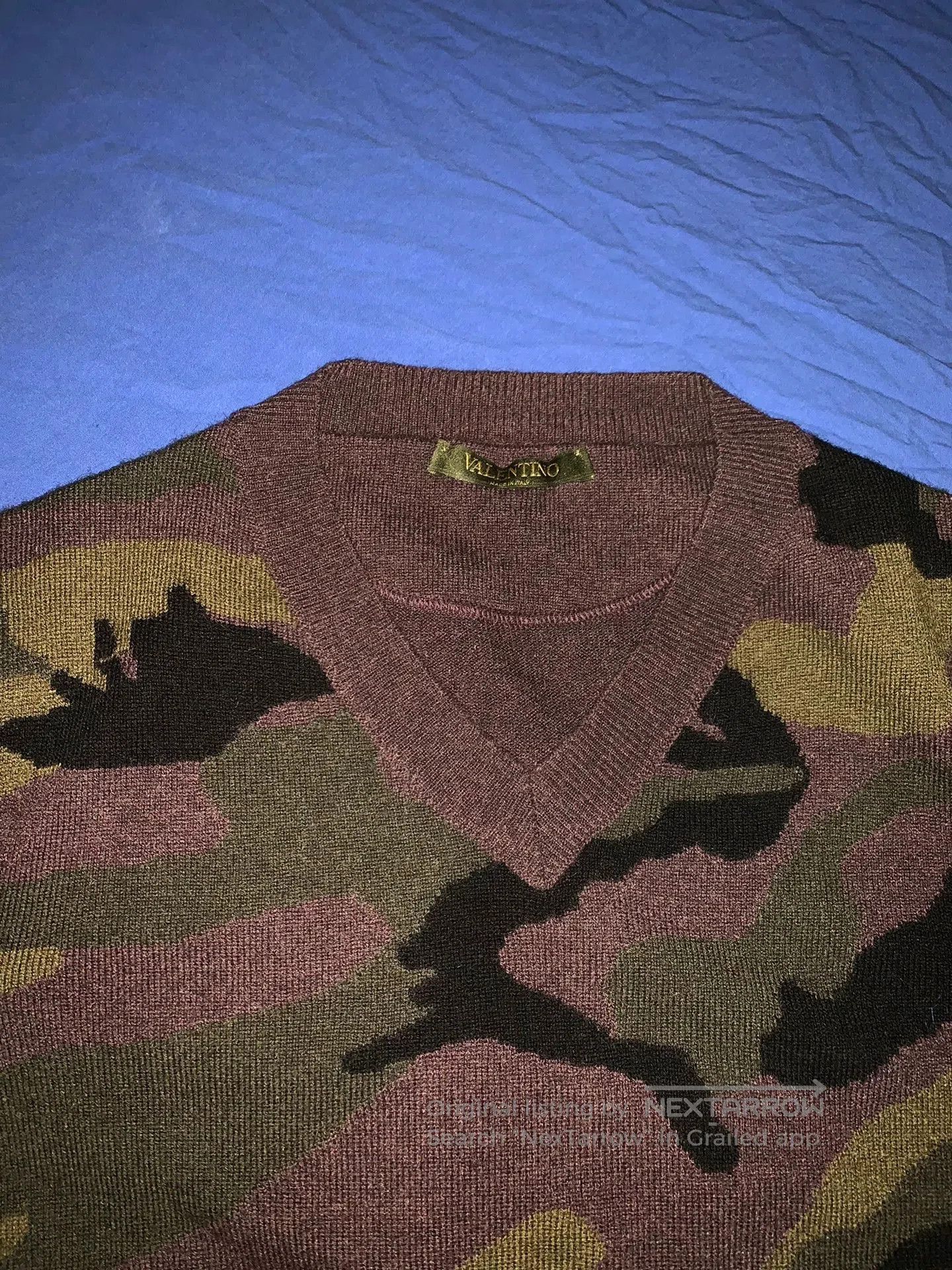 Valentino Valentino Camouflage Wool Sweater XS. Size US XS / EU 42 / 0 - 2 Thumbnail