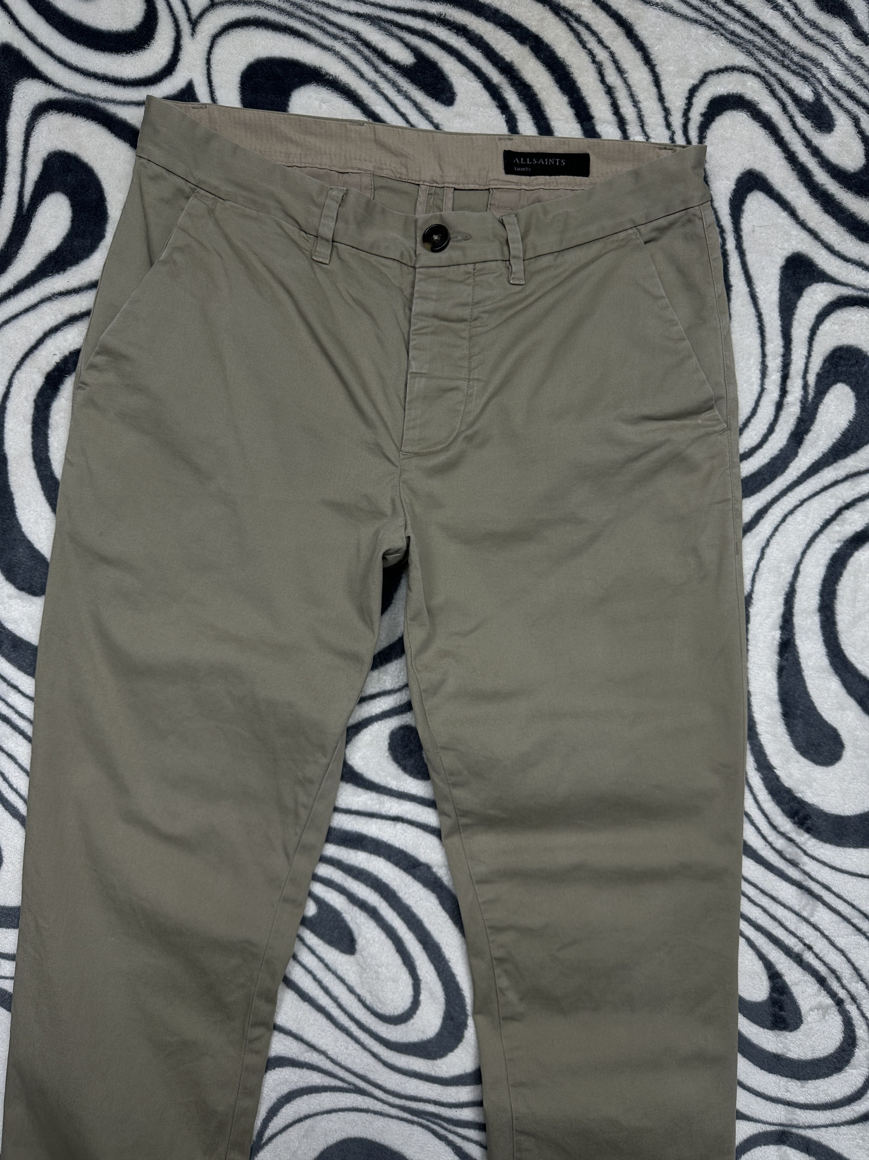 Allsaints Allsaints Mens Karp Chino Pants Size US 30 / EU 46 - 2 Thumbnail