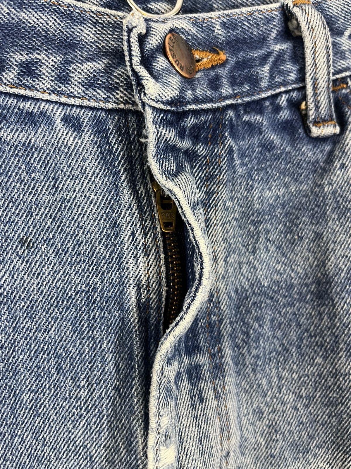 Vintage Sun Faded Thrashed Perfect Wash Distressed Jeans Size US 32 / EU 48 - 12 Thumbnail