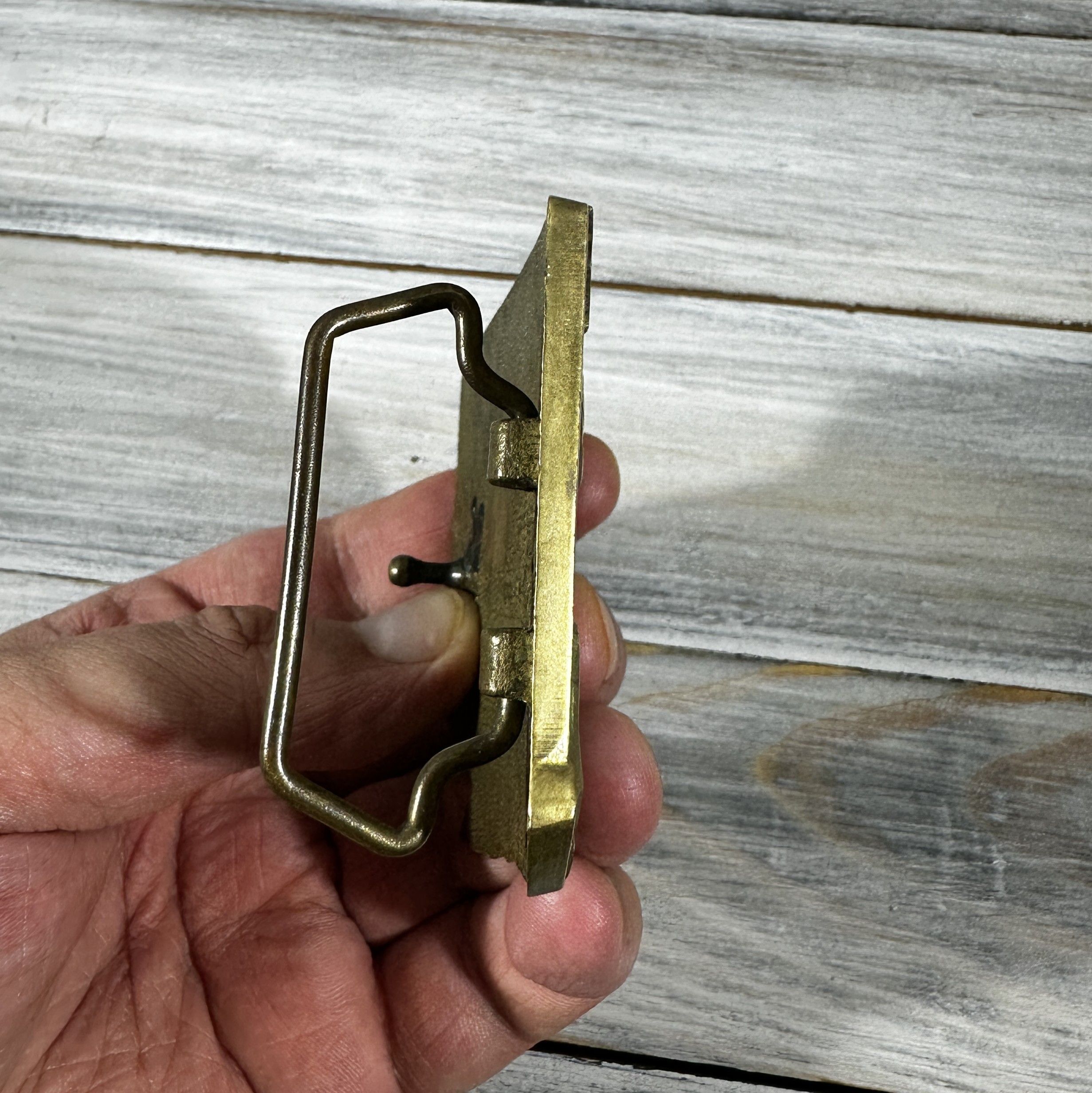 Vintage Vintage U.S. Marines 1982 Brass Belt Buckle IWO JIMA 1945 Size ONE SIZE - 18 Thumbnail