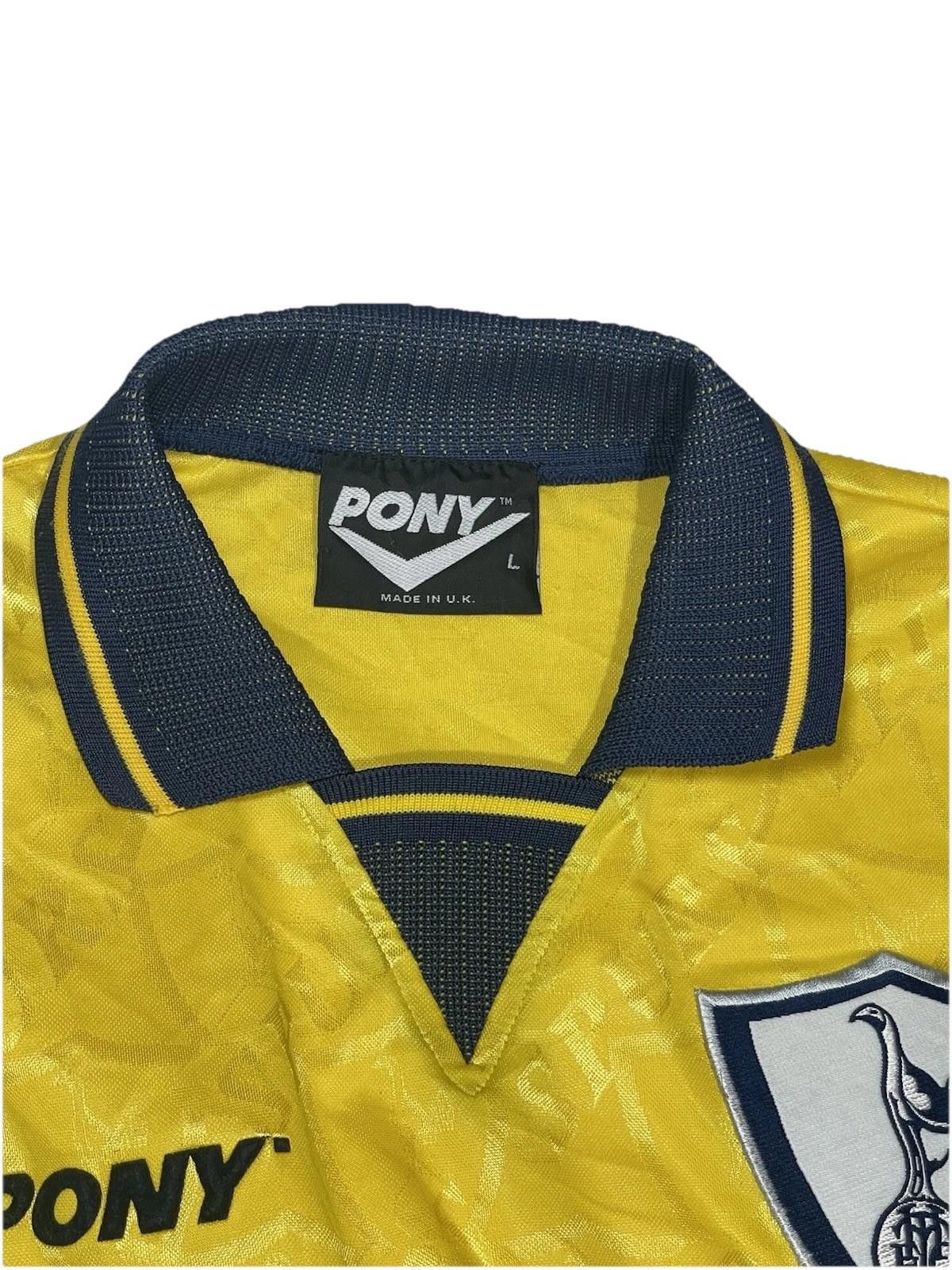 PONY 1995-1996 Tottenham Hotspurs Third Soccer Jersey Pony UK L Size ONE SIZE - 4 Thumbnail