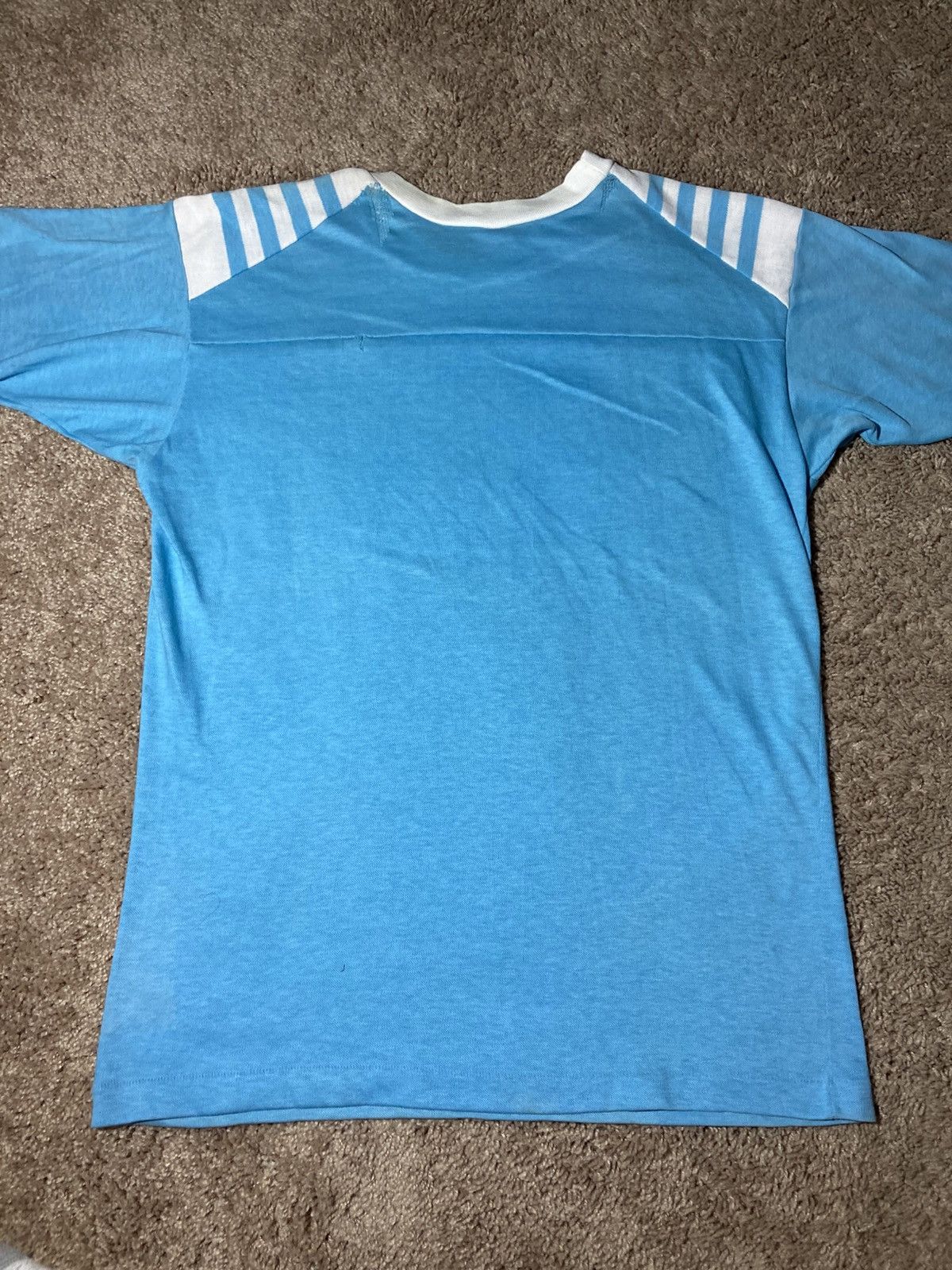 Peanuts 80s Artex Snoopy Cheers Middlesex College Top Athletic Baby Size US L / EU 52-54 / 3 - 11 Thumbnail