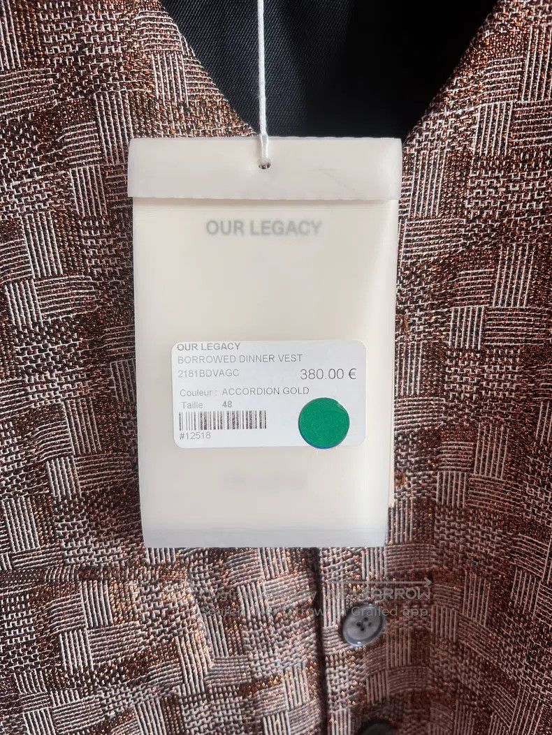 Our Legacy Our Legacy Vest Size US M / EU 48-50 / 2 - 3 Thumbnail