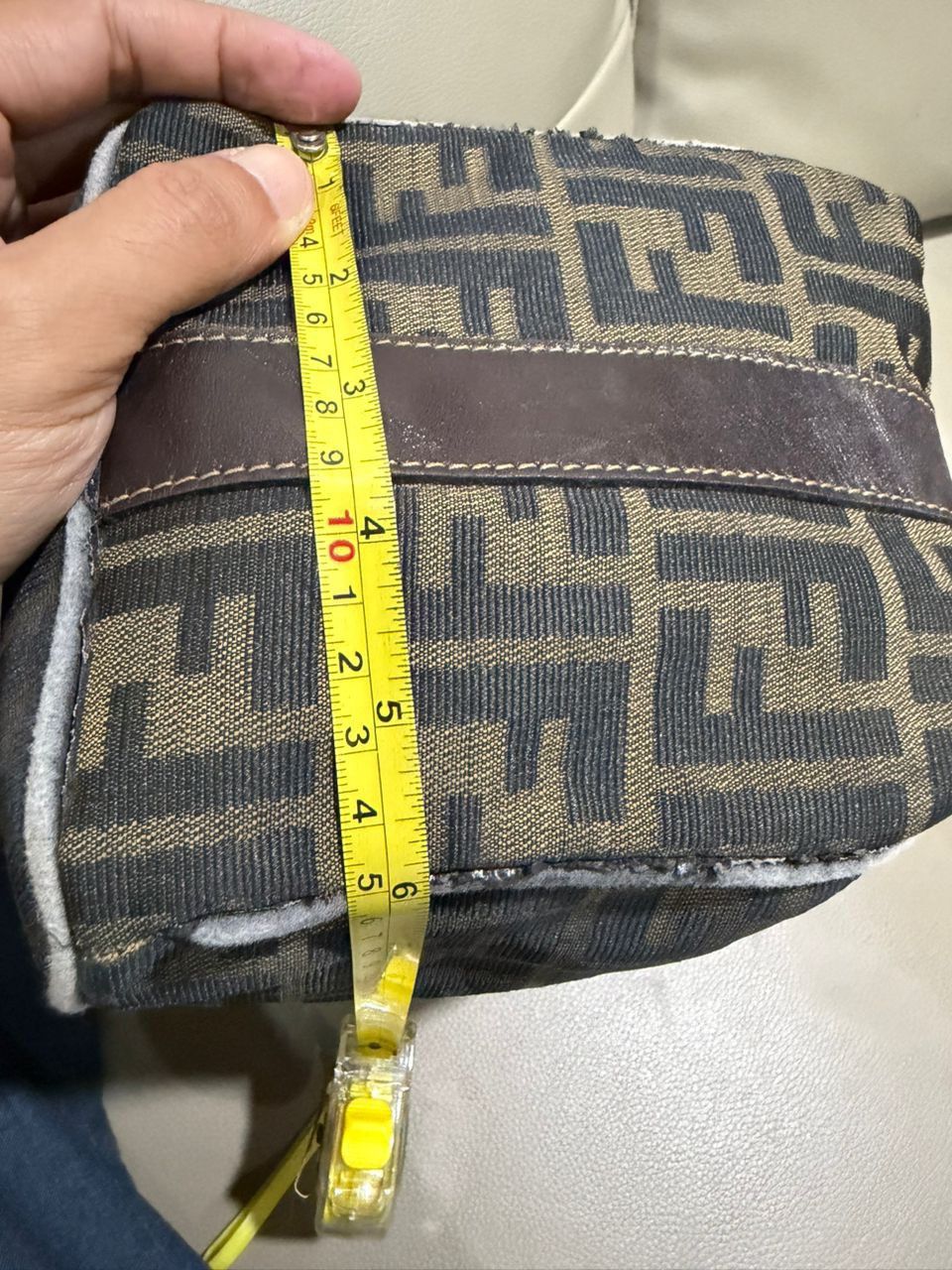 Fendi Authentic Fendi Zucca Monogram Vanity Toiletries Bag Size ONE SIZE - 19 Thumbnail