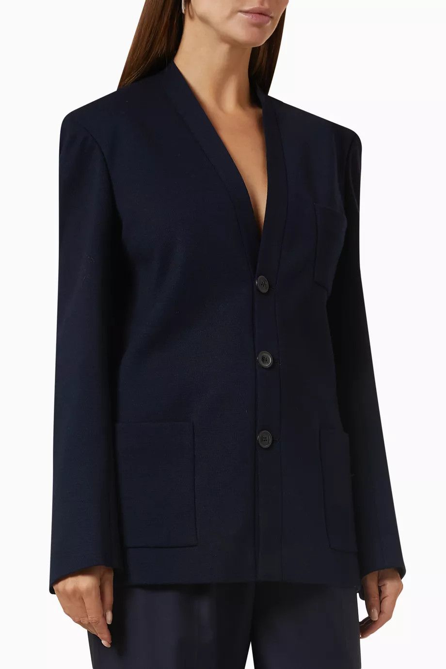 Maison Margiela o1y0625 Blazer in Midnight Blue Size L / US 10 / IT 46 - 3 Thumbnail
