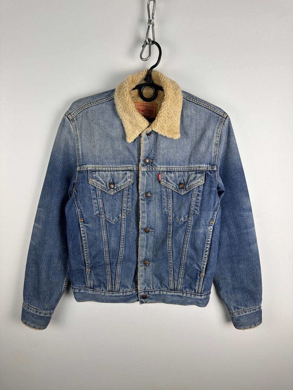 Levi's Vintage Levi's Denim Trucker Sherpa Jacket Blue Mens Size S Size US S / EU 44-46 / 1 - 1 Thumbnail