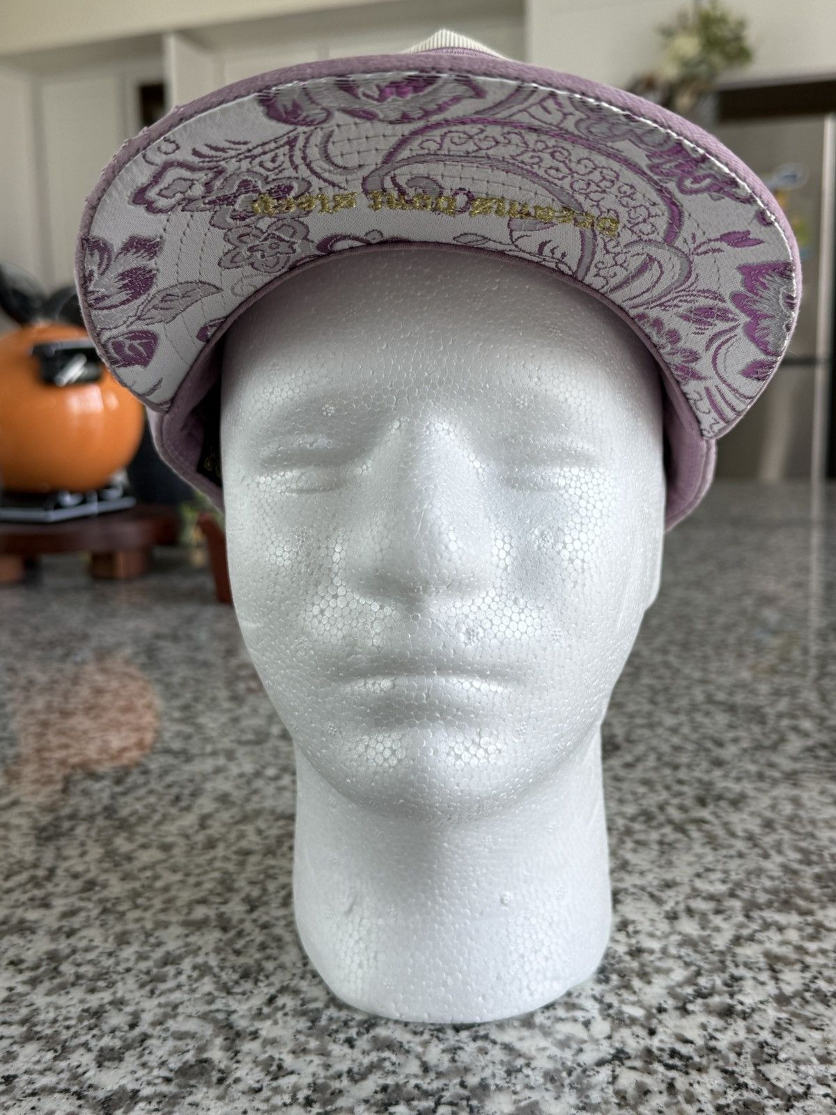 Other Purple and cream Dripped Out hat Dvniel Luu Size ONE SIZE - 2 Thumbnail