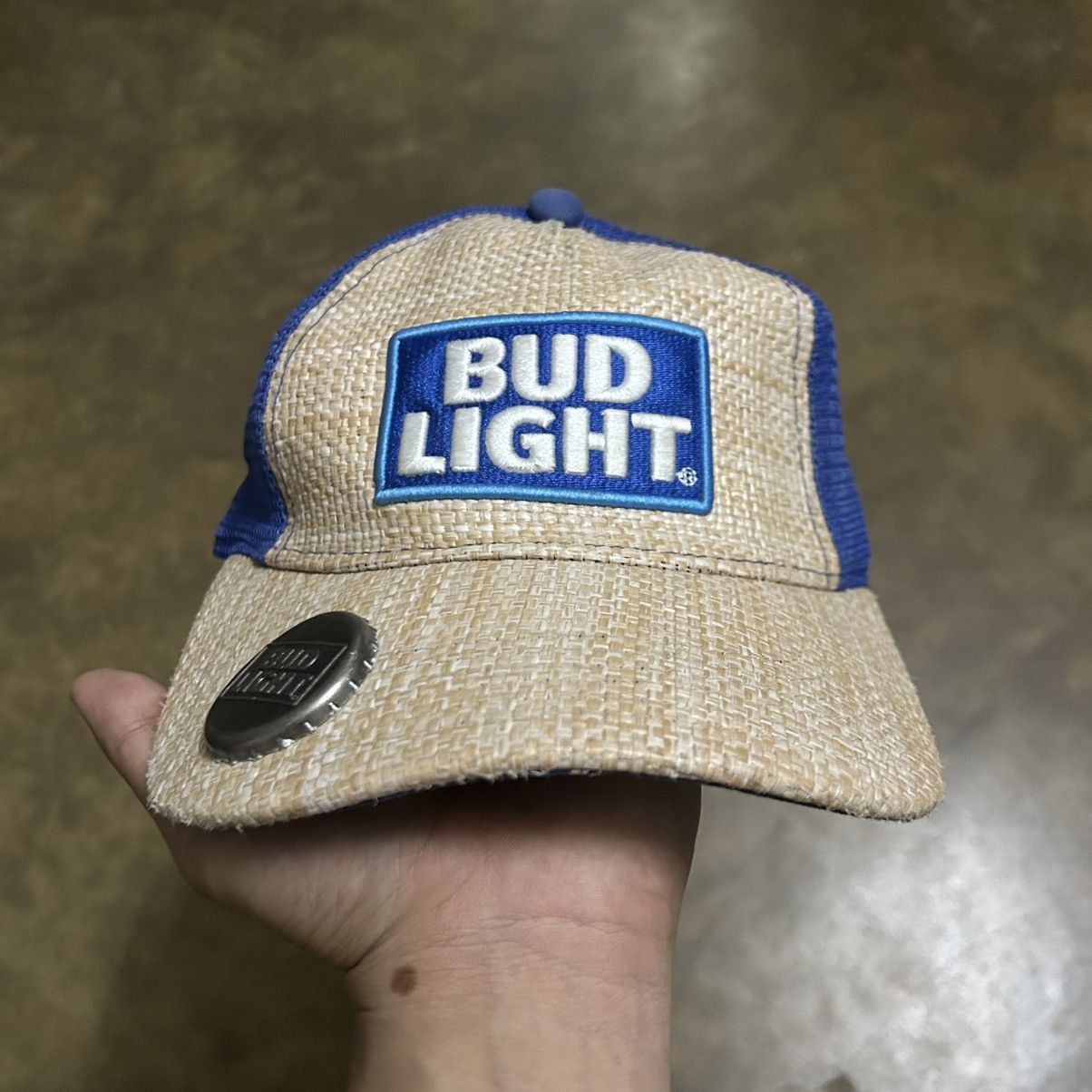 Budweiser Bud Light Trucker Hat with Bottle Opener Size ONE SIZE - 1 Thumbnail