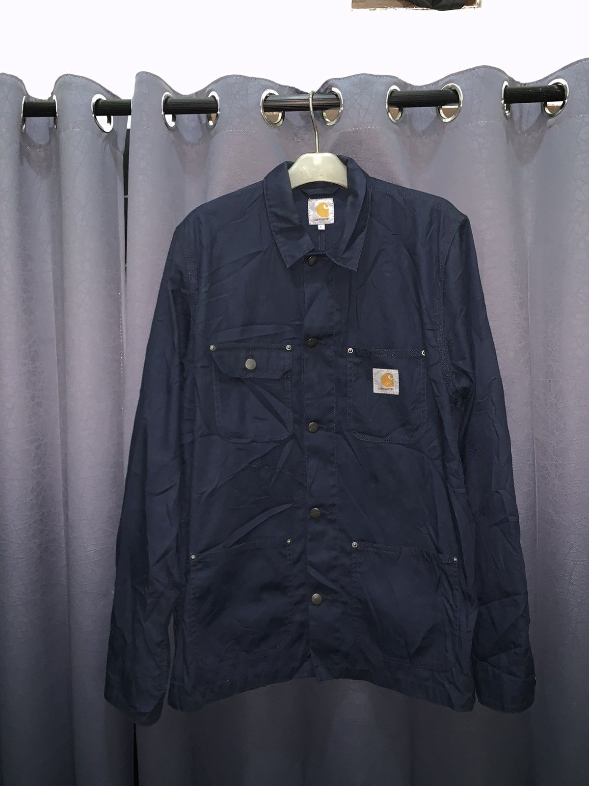 Carhartt Carhartt Michigan coats Work Jacket Navy Blue Size US L / EU 52-54 / 3 - 1 Thumbnail