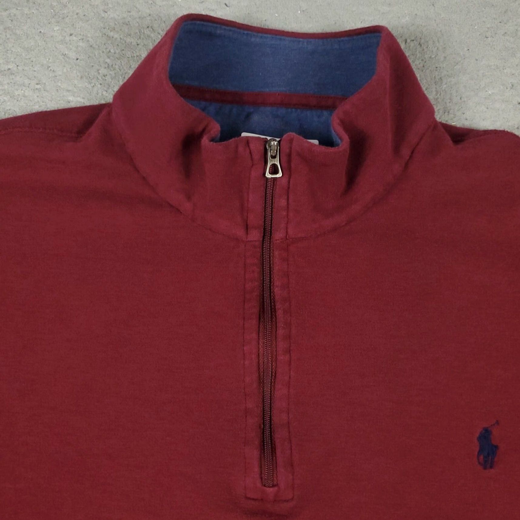 Ralph Lauren VINTAGE Ralph Lauren Sweater Men Size 2XL Pullover Long Sleeve Red Logo 1/4 Zip Classic Size US XXL / EU 58 / 5 - 2 Thumbnail