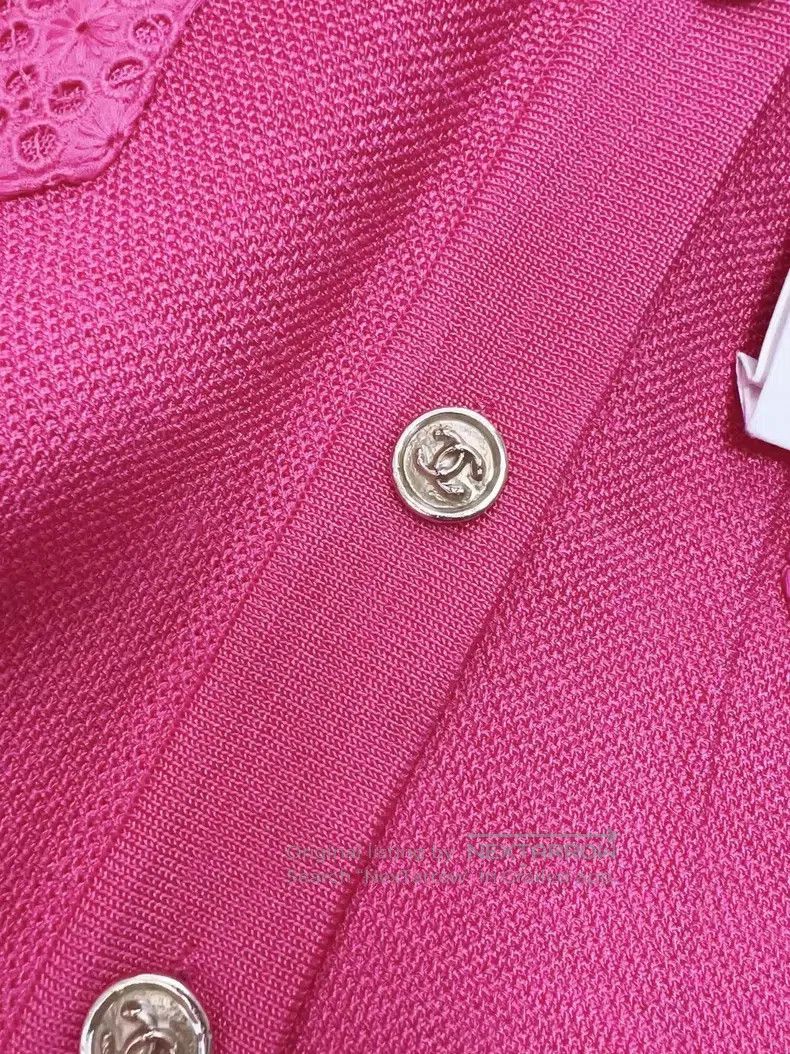 Chanel Chanel Knitted Polo short-sleeved dress Size XXS / US 00 / IT 34 - 4 Thumbnail