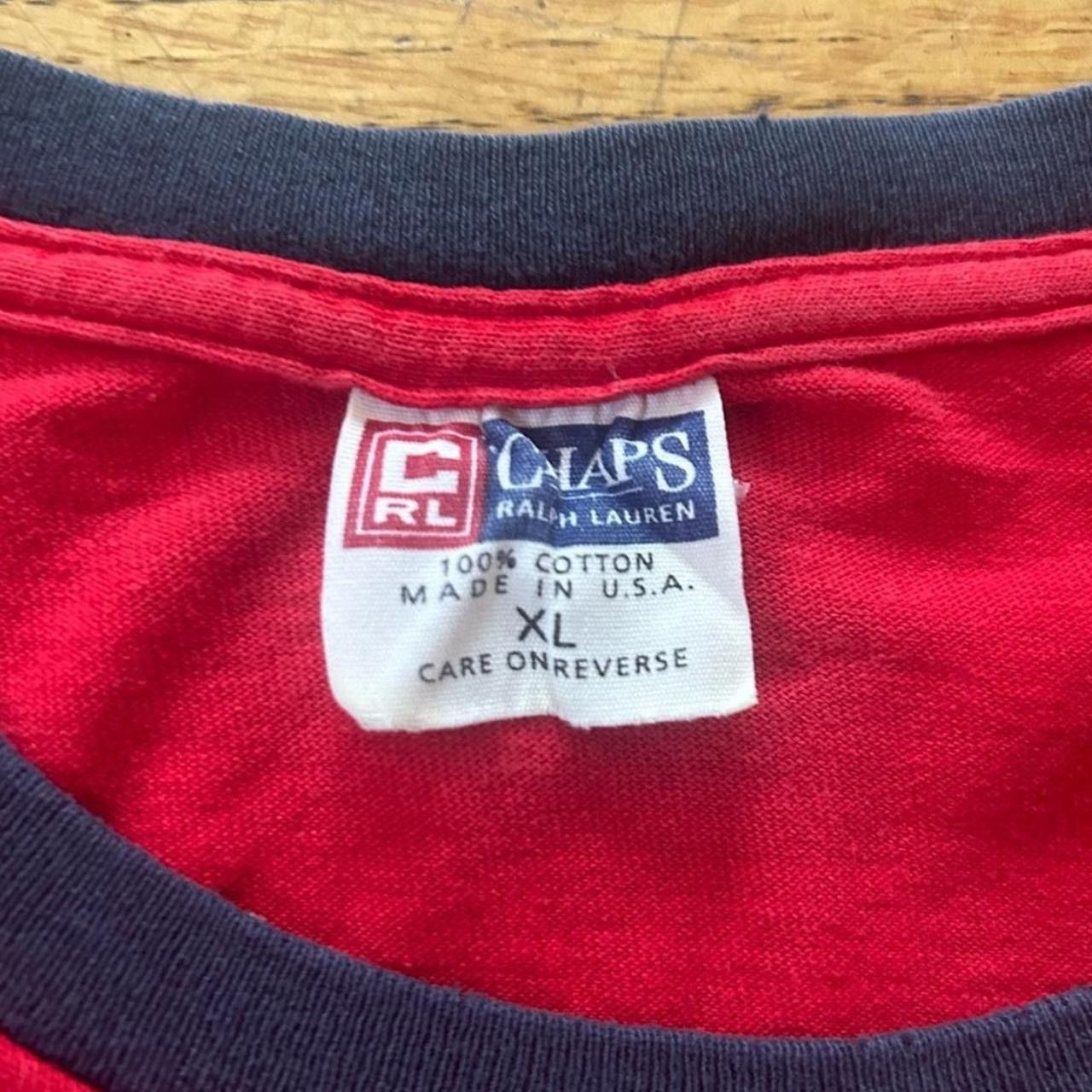 Chaps Ralph Lauren Vintage 90s Chaps Ralph Lauren "Athletics" Long-Sleeve Tee Size US XL / EU 56 / 4 - 4 Thumbnail