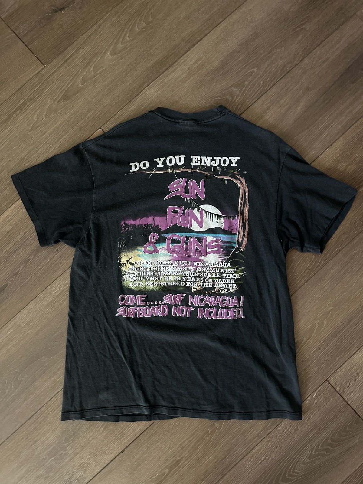 Vintage Sacred Reich Vintage TShirt 1988 Surf Nicaragua Thrash Metal Size US L / EU 52-54 / 3 - 2 Thumbnail