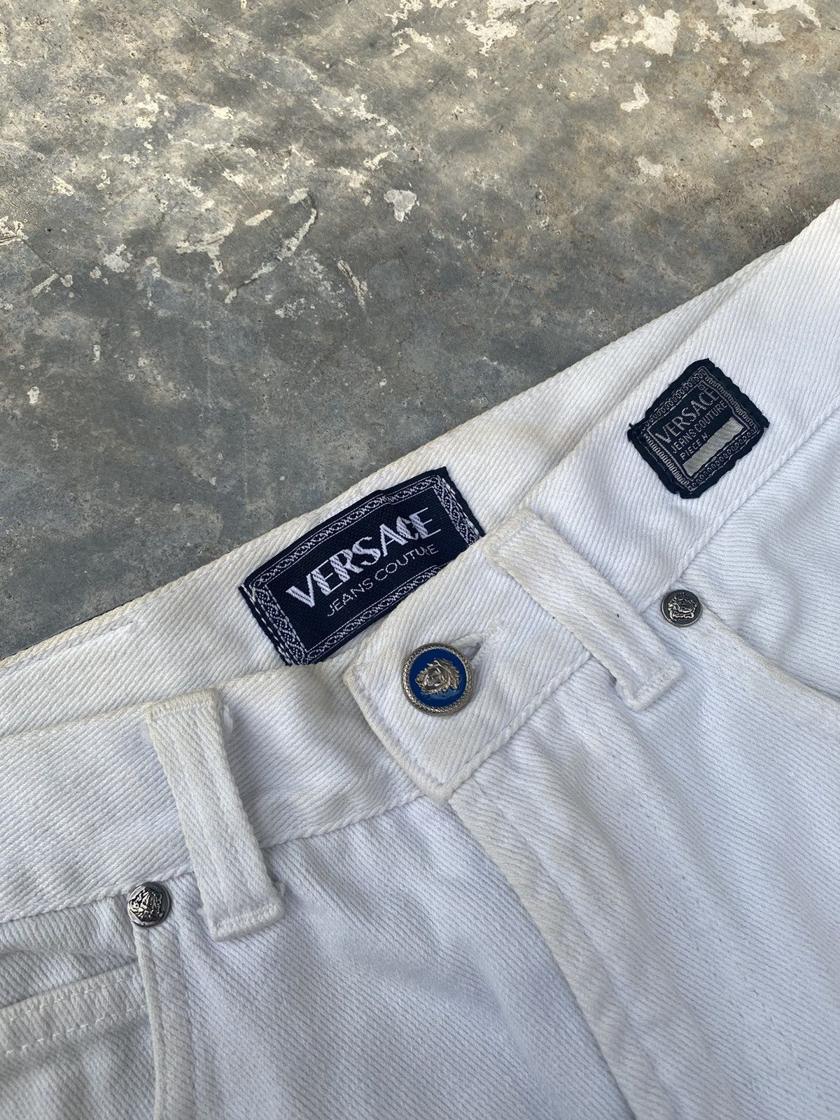 Versace Jeans Couture × Vintage Versace Dirty Jeans Size US 28 / EU 44 - 6 Thumbnail