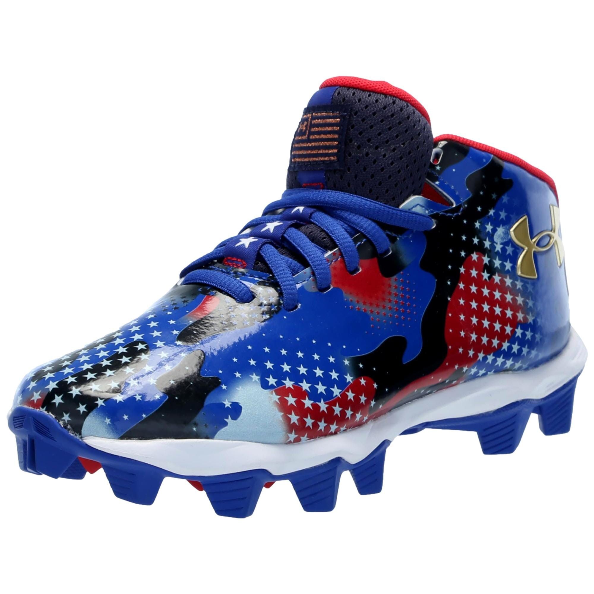 Under Armour Spotlight Fran RM Jr 4 US Blue / Blue 3027318-400 Size US 5.5 / EU 38 - 1 Thumbnail