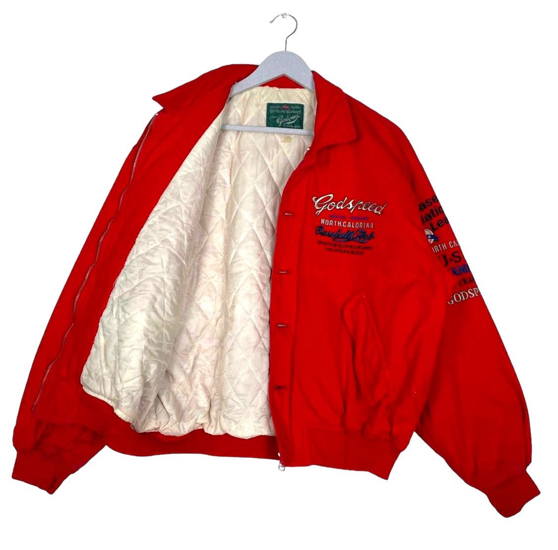 Hein Gericke × Kadoya 💥80s GODSPEED RACING RIOT BOMBER JACKET Size US L / EU 52-54 / 3 - 2 Thumbnail