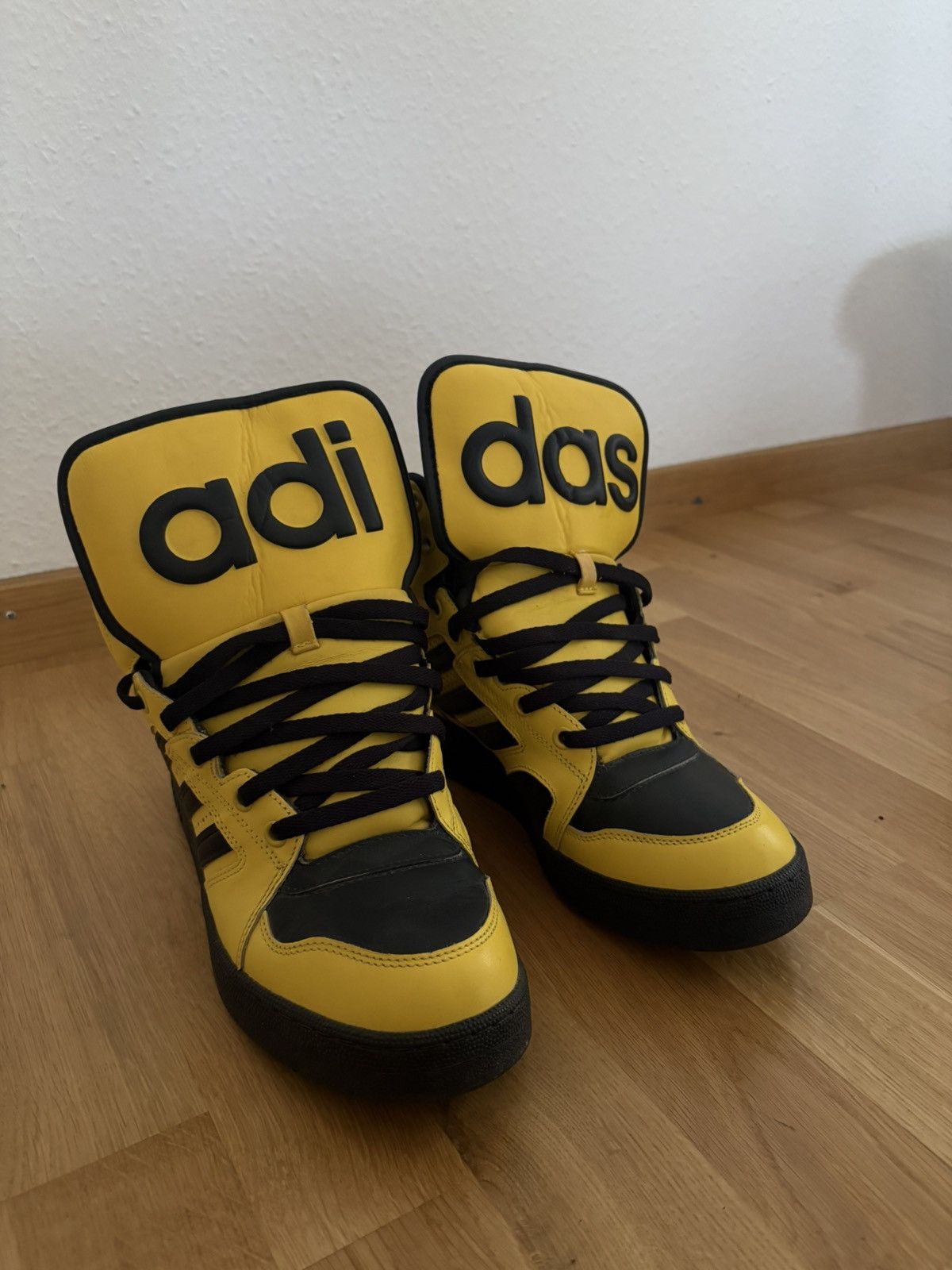 Adidas × Jeremy Scott Conductor Black Instinct Shoes | Grailed