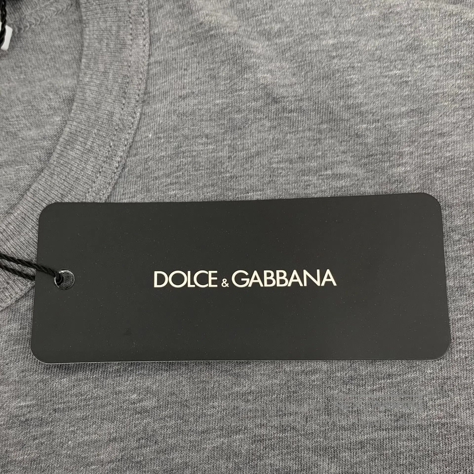 Dolce & Gabbana Dolce Gabbana Grey Crown Embroidered Cotton Round Neck Sho Size US S / EU 44-46 / 1 - 6 Thumbnail
