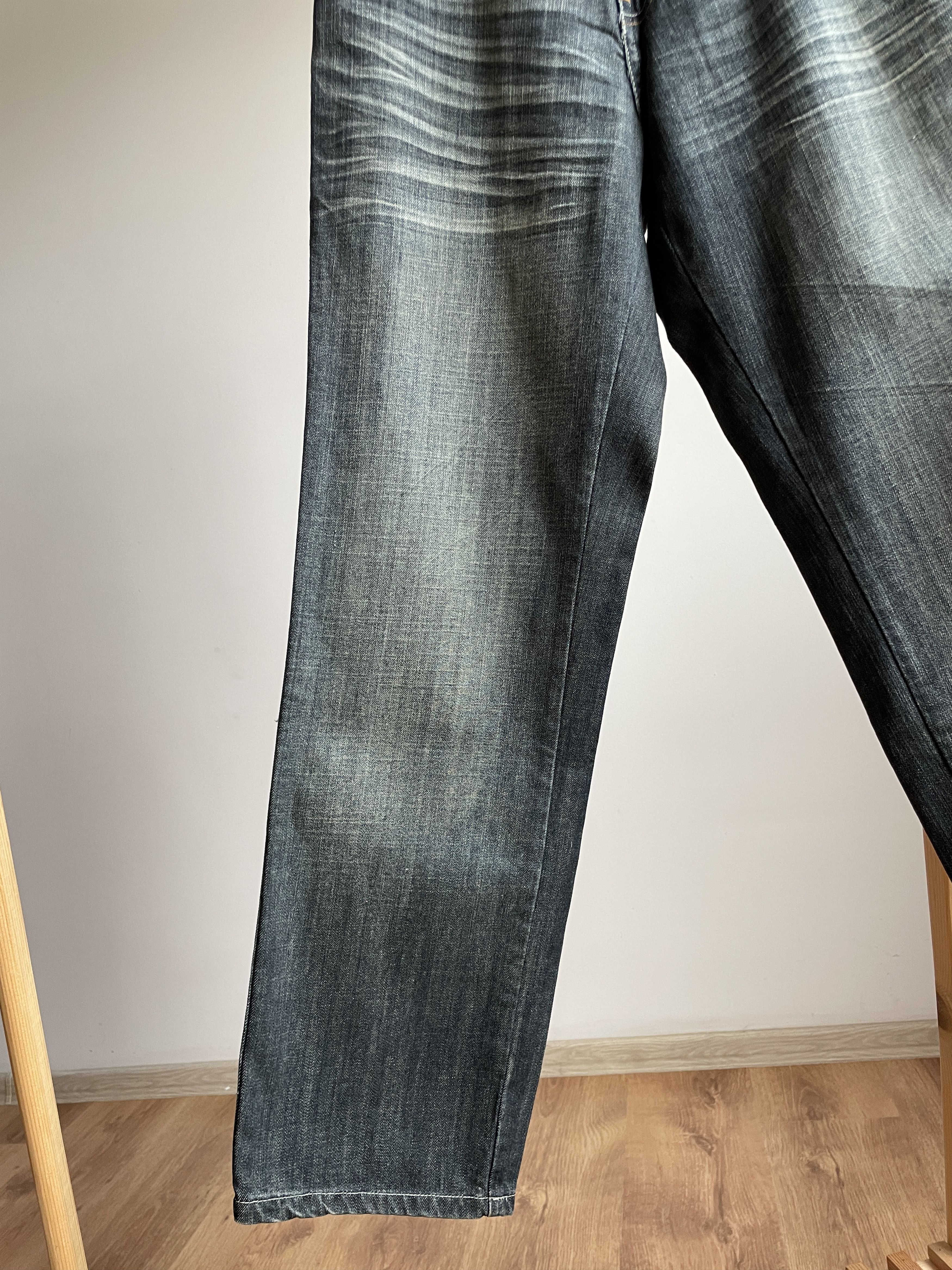 Pelle Pelle Pelle Pelle Vintage Y2K Baggy Wide Leg Washed Denim Size US 30 / EU 46 - 8 Thumbnail